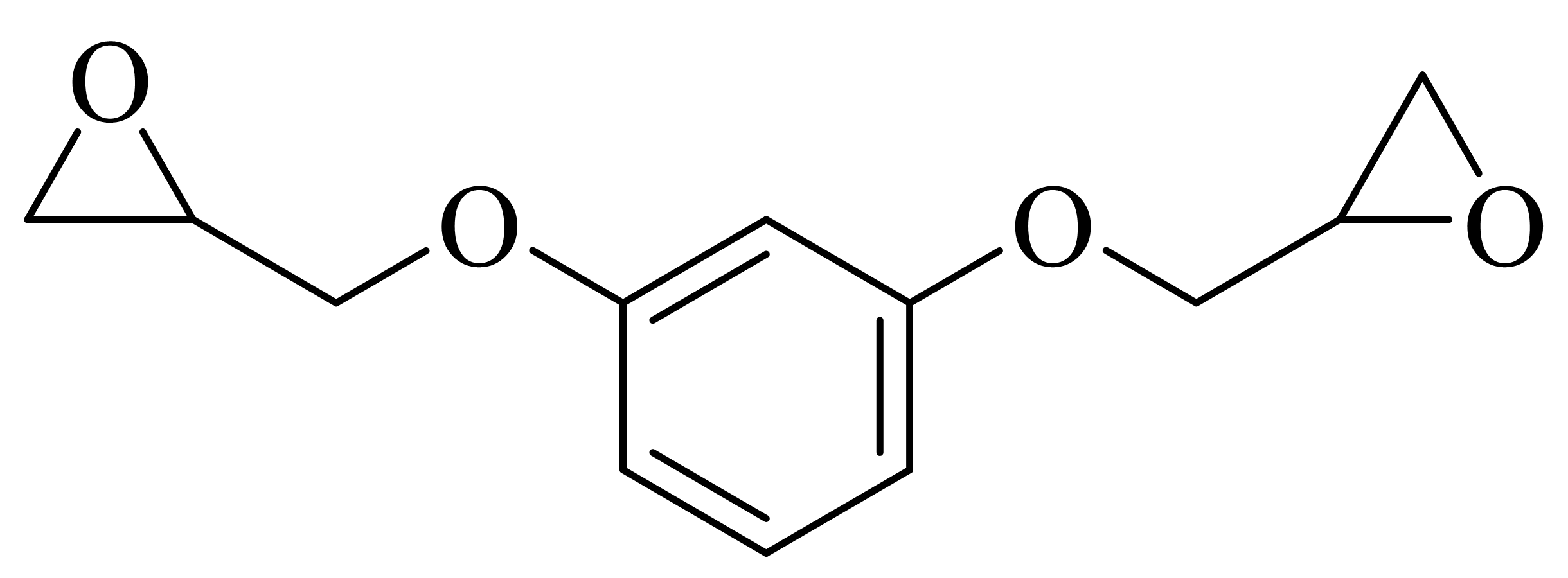YW-602 · Resorsinol diglisidil eter · struktur dari brosur produk yang disediakan