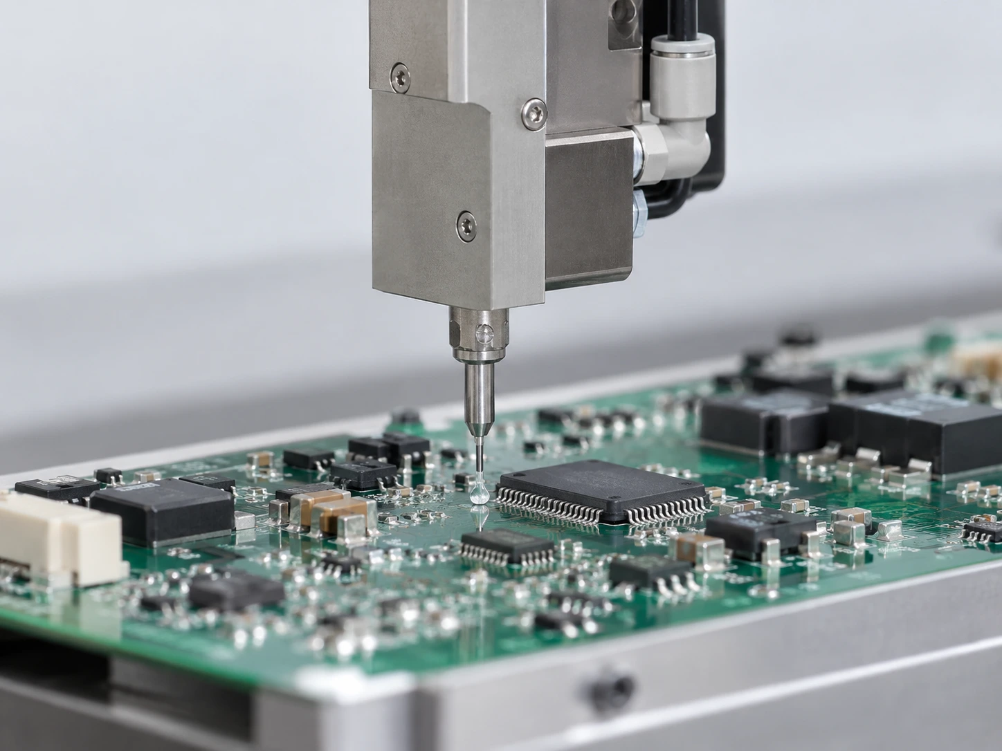 Dispensing presisi pada PCB